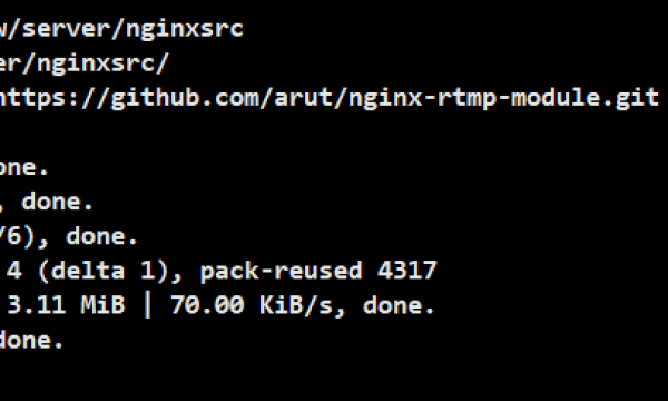 关于宝塔Nginx-Rtmp模块安装教程：