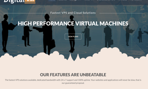 Digital-vm：10Gbps大带宽不限流量VPS低至$4/月，服务器$80/月