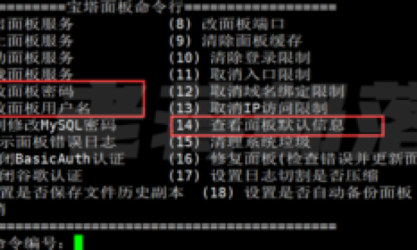 关于如何弄一键代码快速查看宝塔面板账号密码以及面板登录地址的教程方法