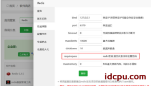 宝塔面板配置Redis密码及其他参数的调优设置插图2